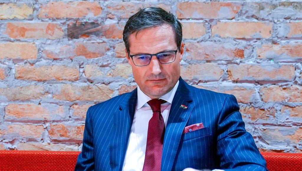 Gyöngyösi Márton a Jobbik-Konzervatívok elnöke és EP-képviselője. Kép. ATV