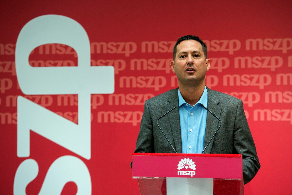 Molnár Zsolt országgyűlési képviselő, az MSZP pártigazgatója. Kép. Telex
