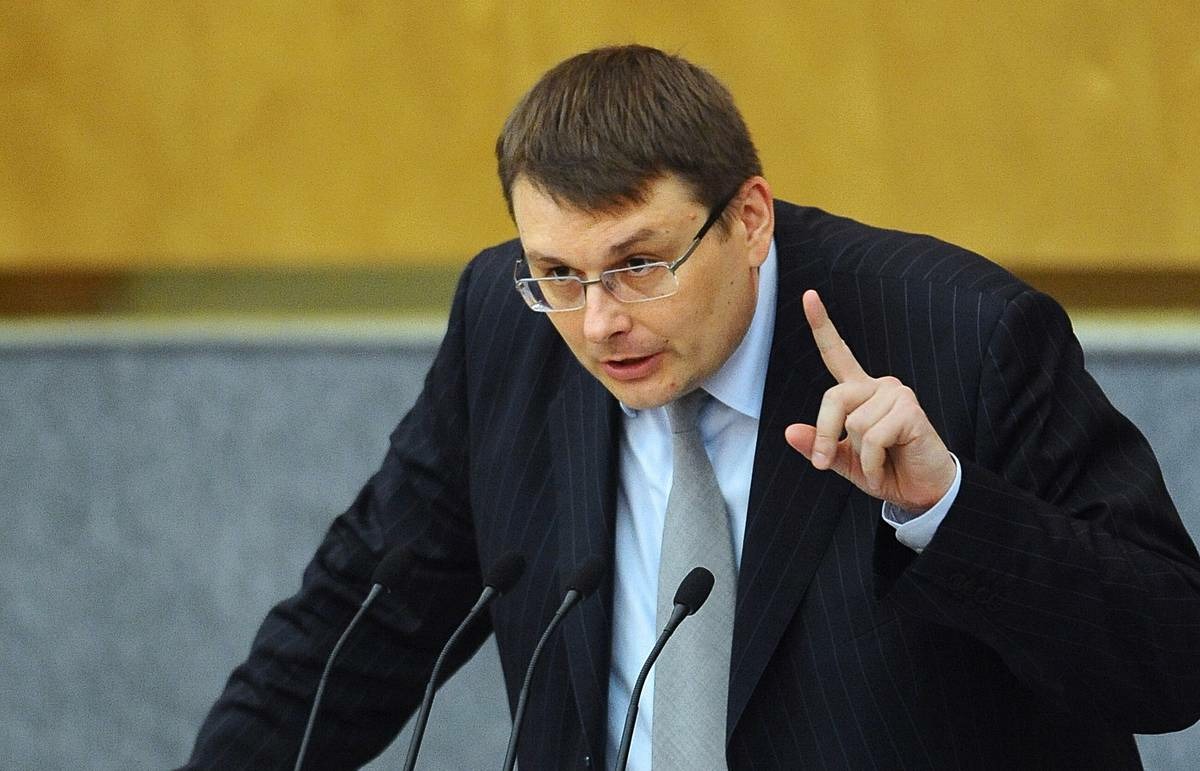 Yevgeny Fyodorov az orosz Állami Duma alelnöke. Kép. TASZSZ
